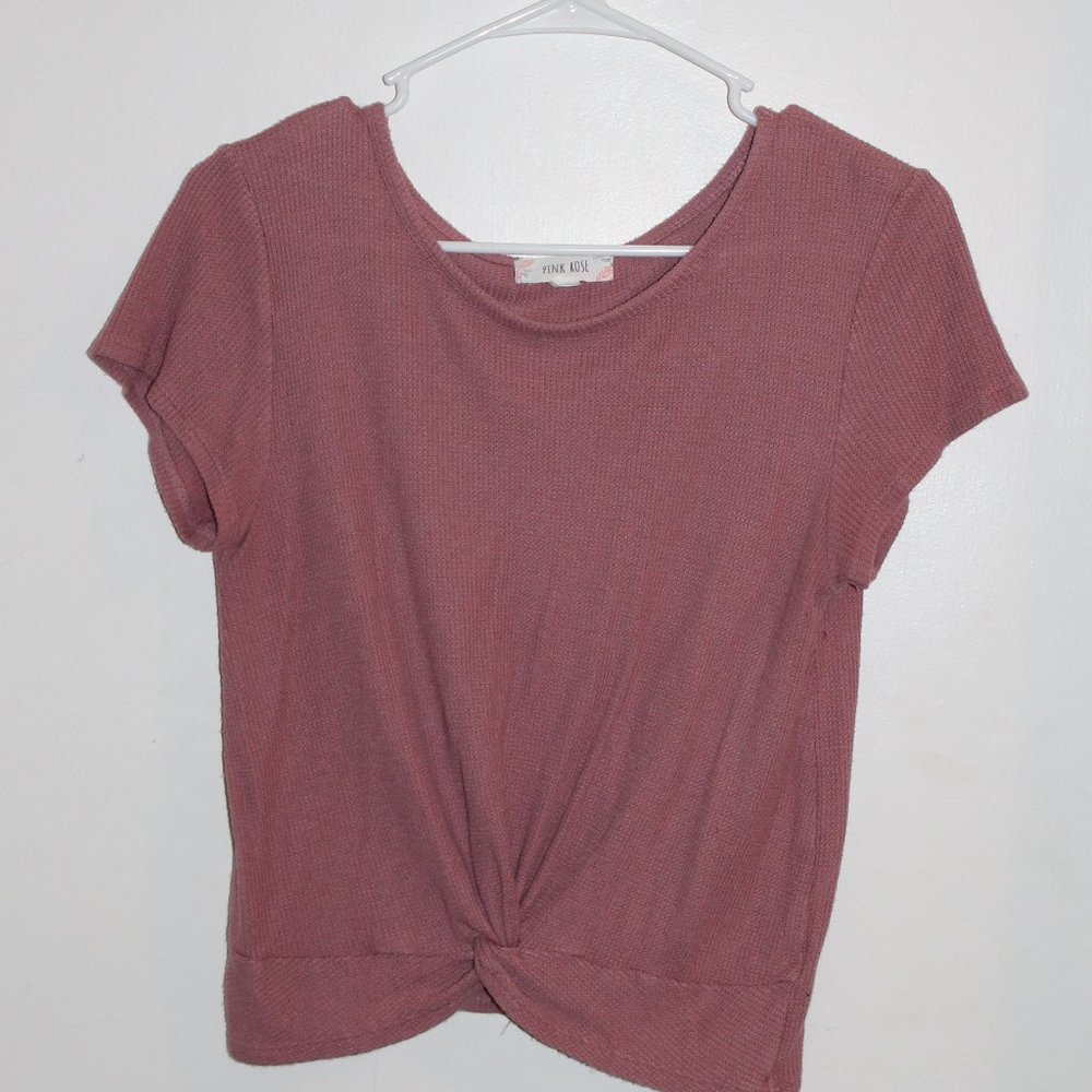 Pink Rose Mauve Top